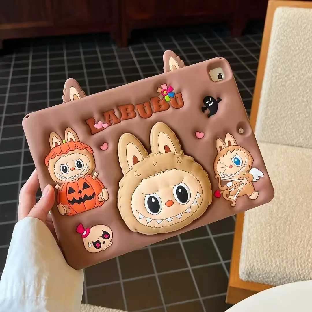 New Arrival Kids Case for iPad Pro 11 10th pro 10.5 9.7 Air 11 5 4 3 2 1 Labubu Cover for 10.2 9th 8th 7th 6th 5th 9.7 mini 7 6 5 4 3 2 1 T250221