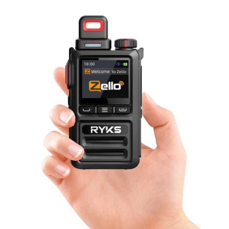Zello 4G Android LTE 2G 3G GSM Poc Network Two Way Ra Long Range Walkie Talkie with Sim Card Z250221