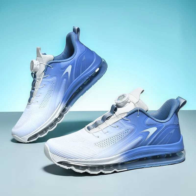 Mens shock-absorbing mens anti slip walking lightweight breathable hot running shoes sports and fiess Z250307