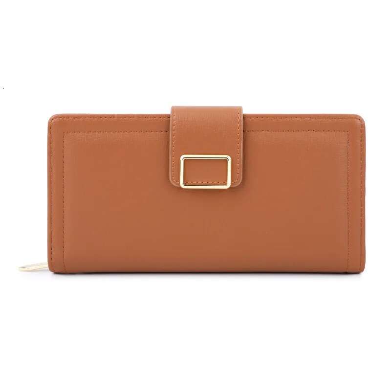 Capacity Lady's Card Holder Women's Wallet PU Leather Multi-Card Position Coin Purse Fashion Design Horizontal Square Female Bag