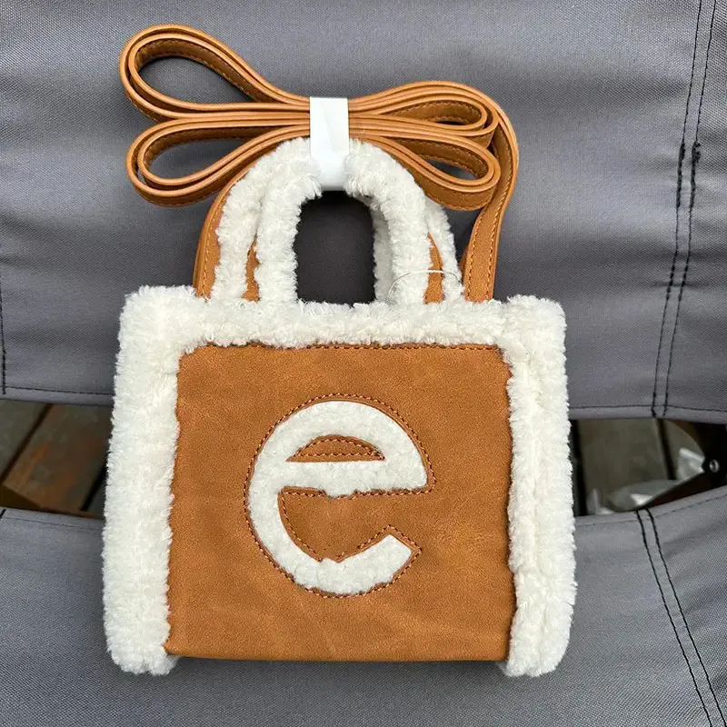 Womens Totes for Women Teddy Tote Bags Designer Luxurys Handbag Woman Teddy Handbags Designer Shoulder Handbag Women Wool Handbags Purses Bags