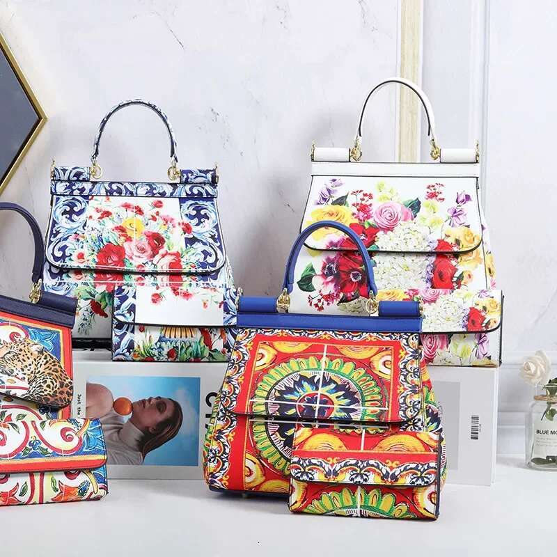 Leather Printing Shoulder Totes Ladies Bag Bolsa Feminina Classic Crossbody Bags Women Frame Handbag And Purse Suit