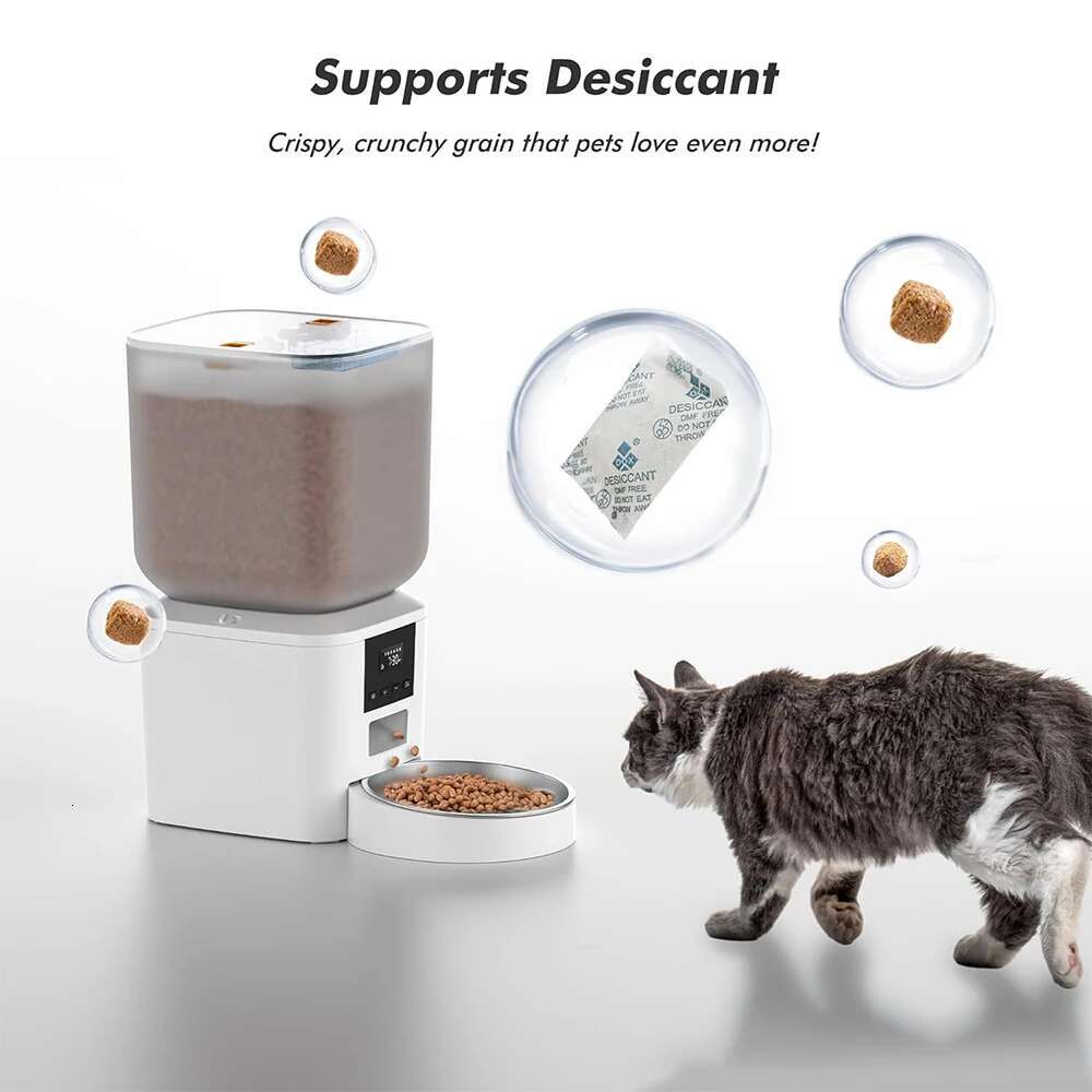 270.51oz Automatic with Key Control Furpipi Manufacture User-Friendly Time Setting Food Feeder Dispenser for Dog Cat