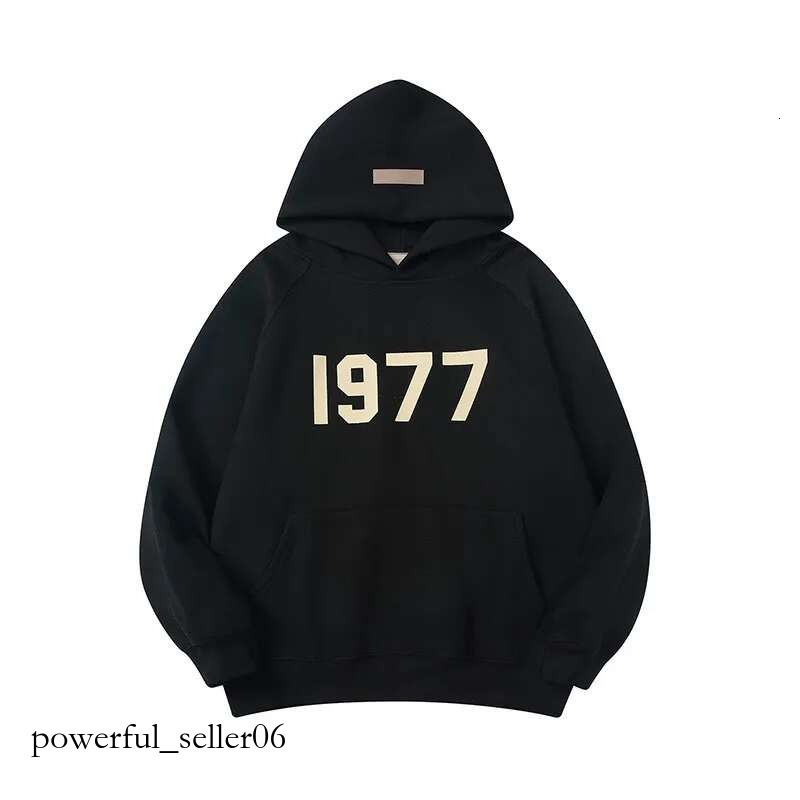Essetial Hoody Mens Designer Black Luxury For Men Sweatshirts Womens Pullover Cotton Letter Long Sleeve Fashion Man Clothing Essentiels Hoodies ca7