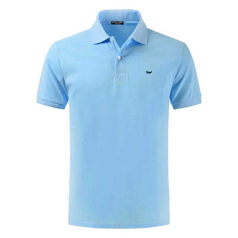 Men's Polos European Size 100% Cotton Top Quality Brand Mens Summer New Lapel POLO T-shirt Short Sleeve Polos Shirts S-5XL Casual Mens Tops z2502