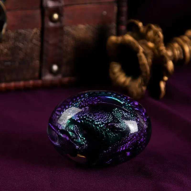 Lava Dragon Egg ple Octopus Eight Cl Base Resin Crafts To Friends For Desktop Ornaments Gifts Free shipping