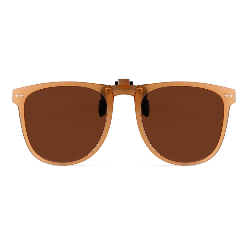 Foldable polarized sunglasses clip anti UV fashionable and lightweight folding sunglasses clip slimming folding clip