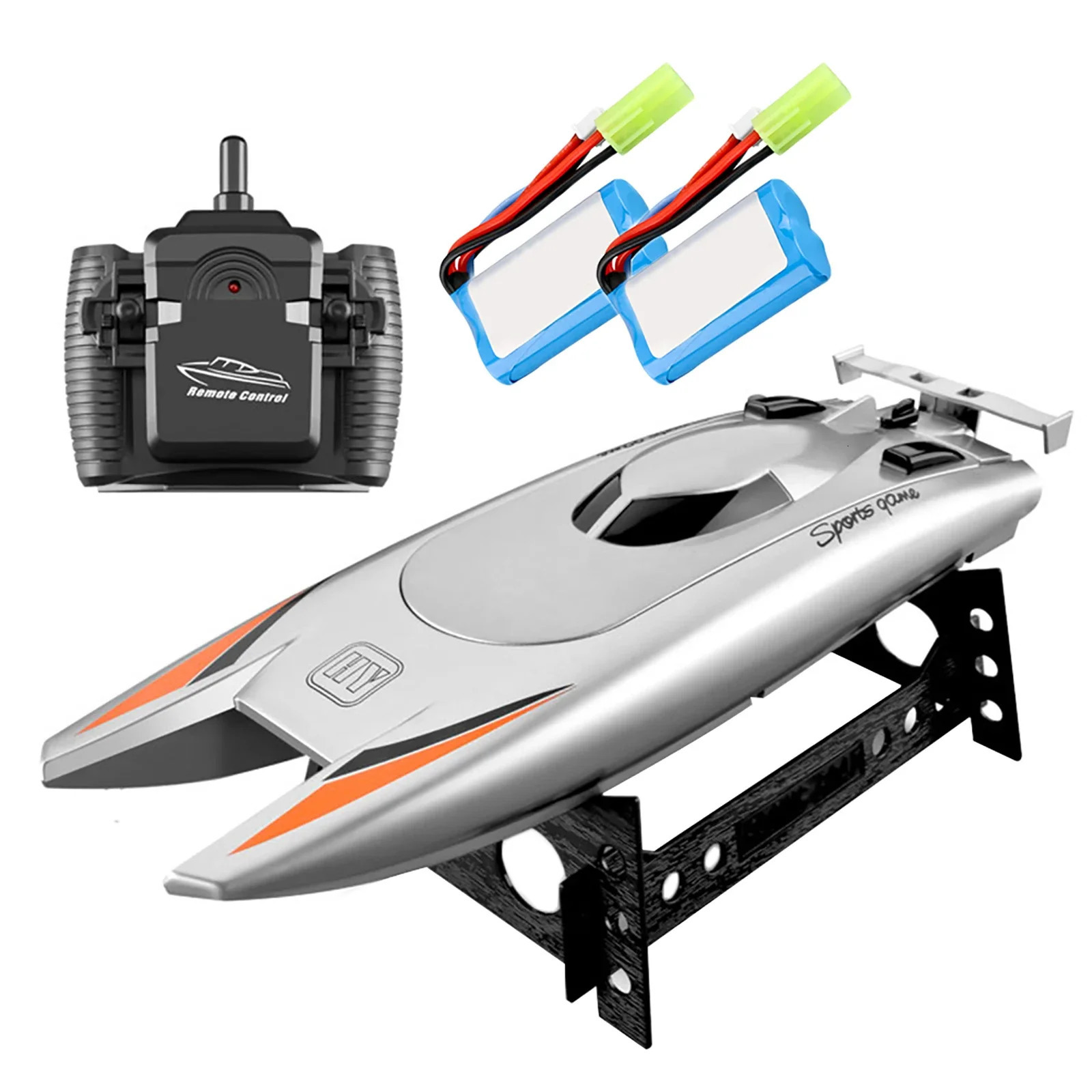25km/h Dual Motor RC Boat 7.4V Battery 2.4GHz High Speed Remote Control Toys for Children Holiday Party Gift 250221