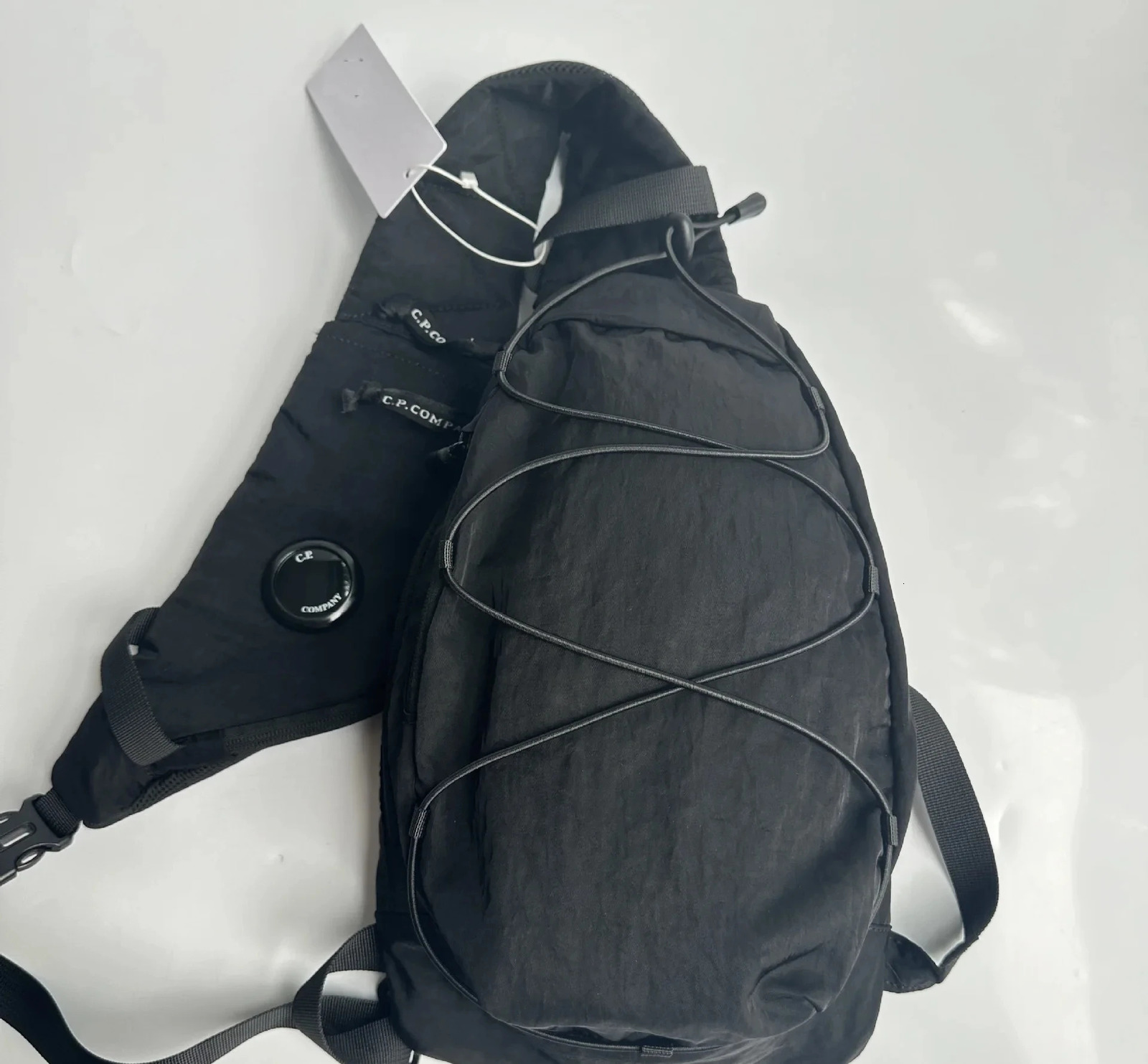 2024 Europe Men CP Waist Bag Single Shoulder Crossbody One Lens Classic Pull Rope Unisex Chest Packs Outdoor Sports 250218