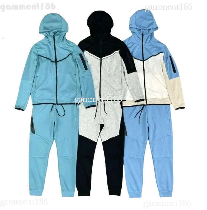 Mens Womens Nocta Hoodies Pants Tracksuits Jackets Tracksuit Tech fleece Full Zip Hooded Sweatshirt Loose Pants Man Black White Grey Sports Suit 4a9
