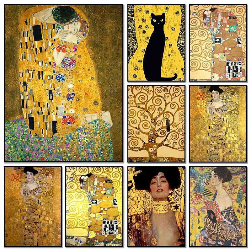 ic Gustav Klimt Abstract Figure Artwork Tree of Life Poster Canvas Painting and Prints Wall Pictures The Decor Gift Y250218