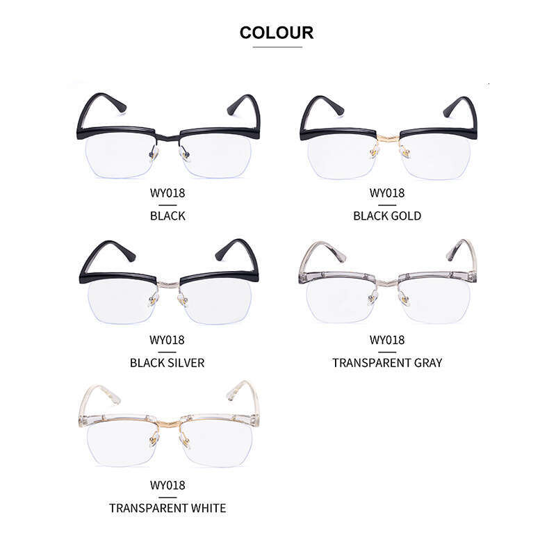 2024 new gangster legend Tom Hardy half frame anti blue light optical glasses internet famous same model
