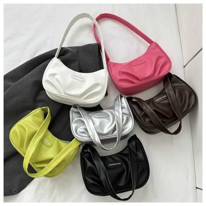 Luxury Tote Bag for Wen 2025 Sier Trend Designer Handbag Korean Shoder Hand Wens Bag Fi PU Leather Fem Purse Z250318