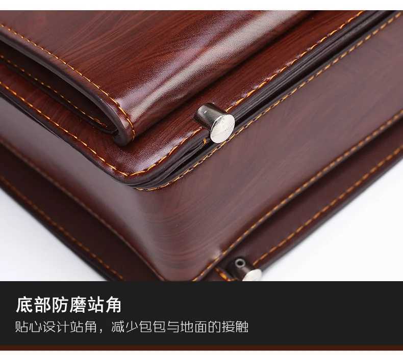 Mens Bag Laptop Office Bags Portable Code Lock Business Briefcase Large Capacity Shoulder Messenger Computer Luxury Handbags Z250220