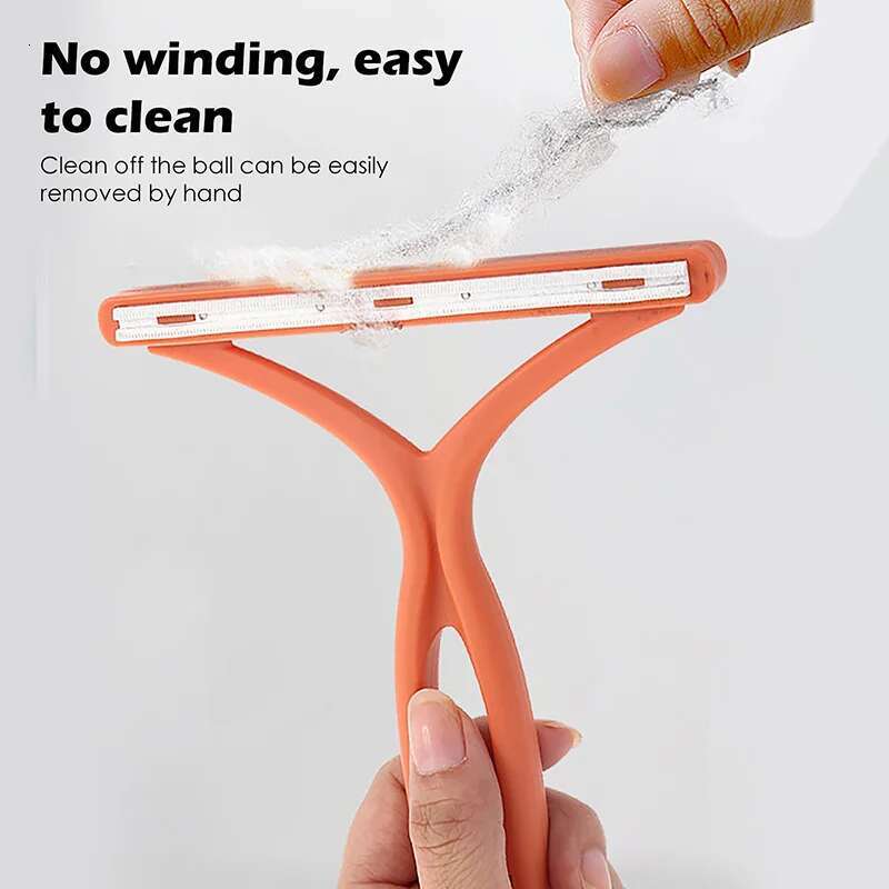 1pc 2in1 Double Sided Pet Hair t Remover Clean Tool Sweater Cleaner Fabric Shaver Scraper For Clothes Carpet