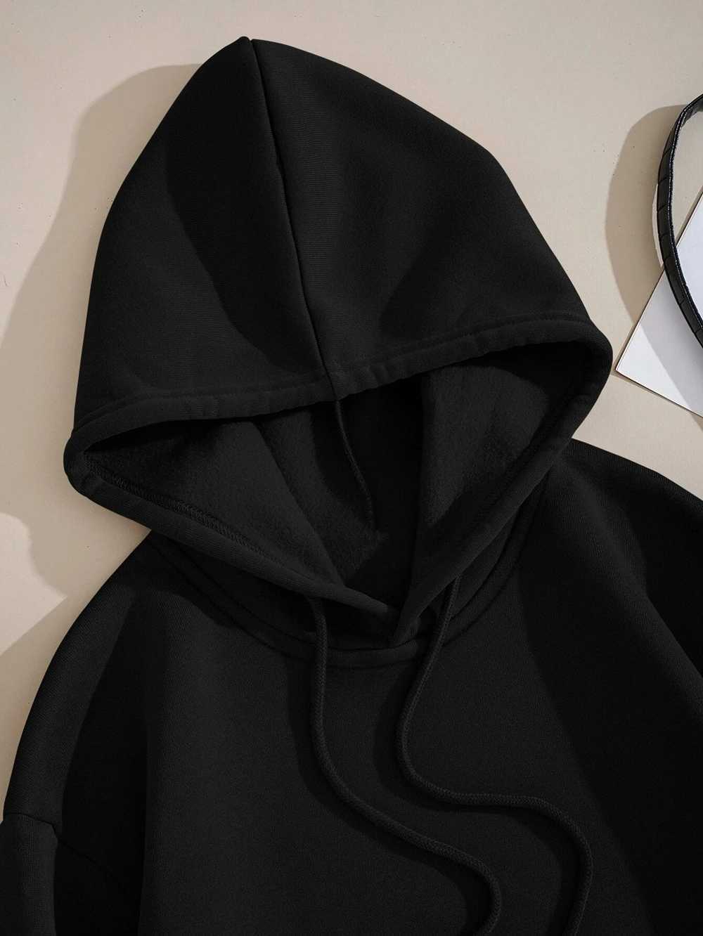 Loose Oversized Clothing Hoodie Men Women Autumn Warm Fleece Street Sweatshirts Solid Color Casual All-match Couple Hooded W251106