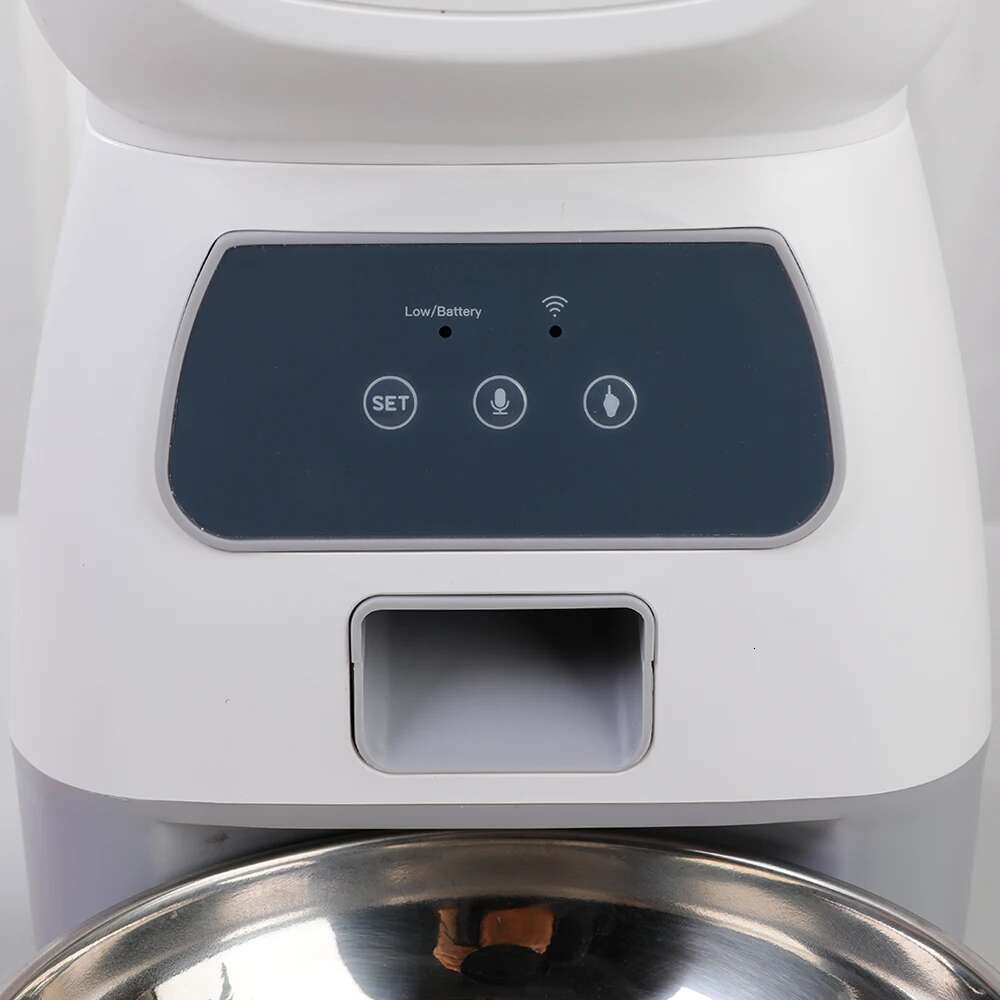 3.5L Automatic Pet For Cats WiFi Smart Swirl Slow Dog Feeder With Voice Recorder Large Capacity Timing Cat Food Dispenser