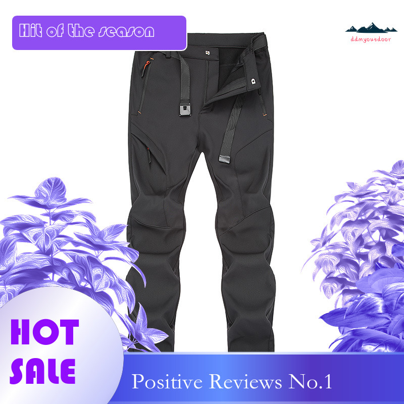 Ddmyoutdoor Outdoor Assault Men In Autumn Winter With Waterproof Skiing Plush Thick Fleece For Warmth And Mountaineering Soft Shell Pants Jackets