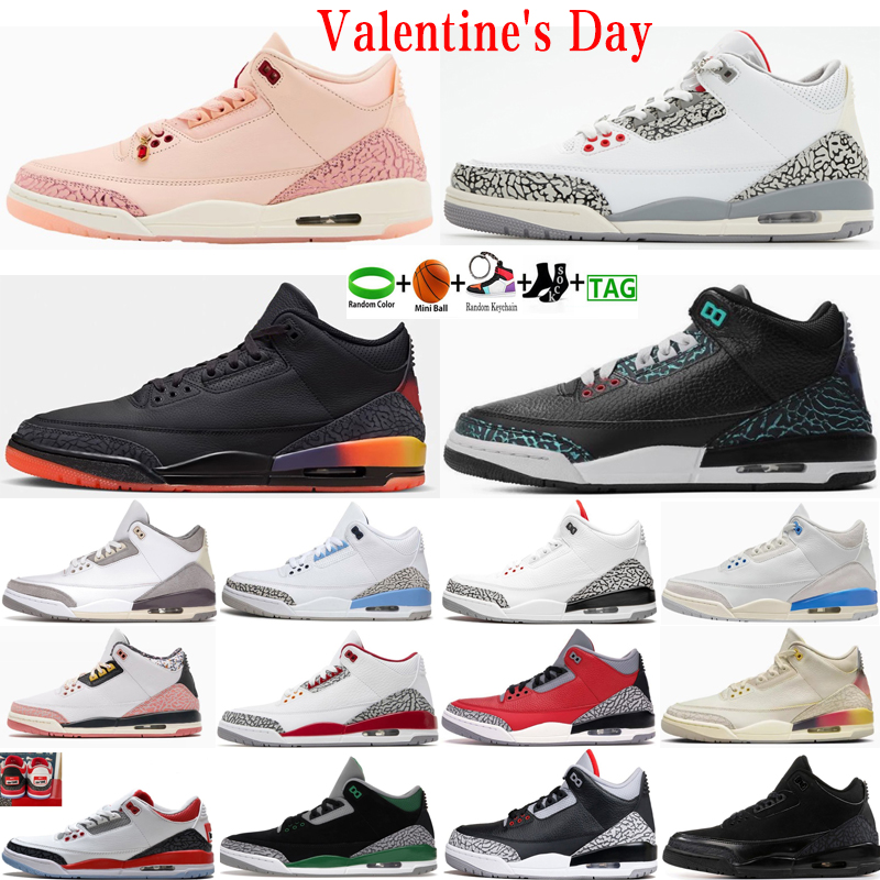 2025 Designer Basketball Shoes Valentine's Day UNC White Cement Black Cat Sunset Gradient Mens Trainers Sports Sneakers Sizes:36-47