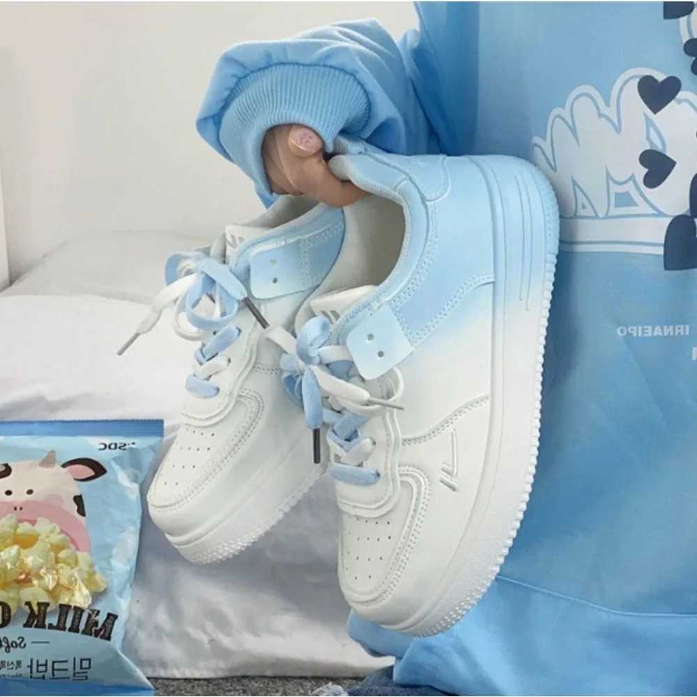 Tennis Sneakers Wan Spring Autumn Sports Board Shoes Fashion Cfort Colorf Casual Academy Style Little White Shoes FemC250325