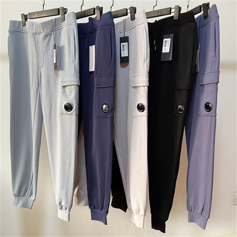 Designer Pants Mens Sweatpants Luxury Pocket Lens Men Jogging Pants Sports Casual Loose Cotton Man Cargo Pants 9 Colors