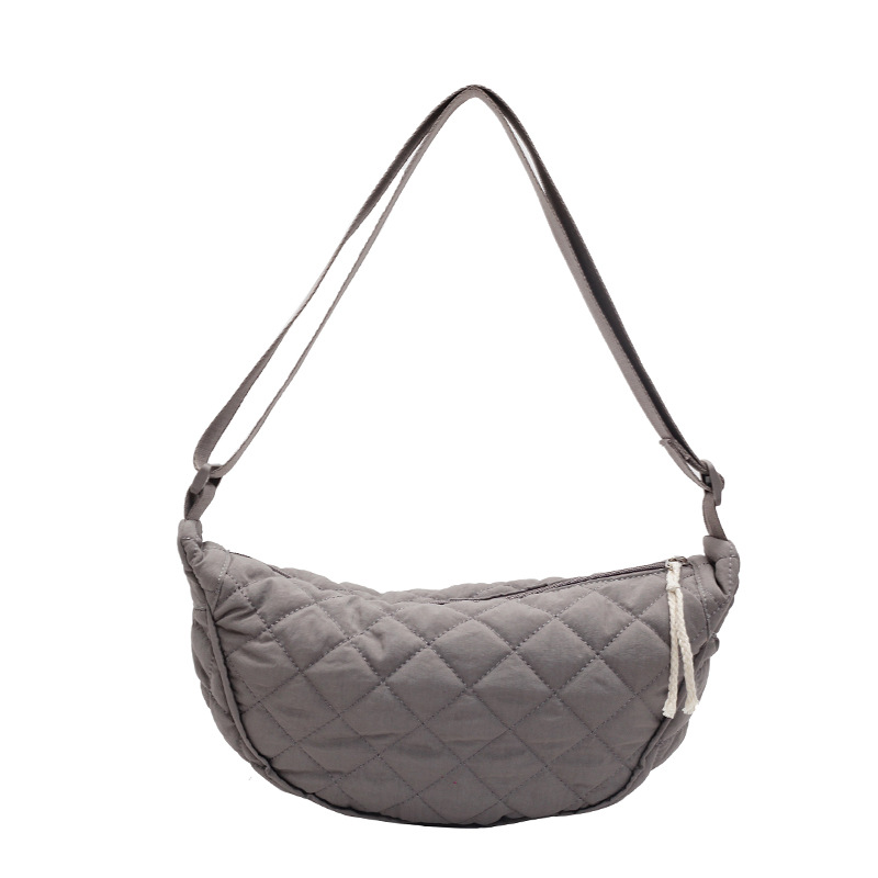 Designer Stylish dia check canvas all-match student shoulder bag