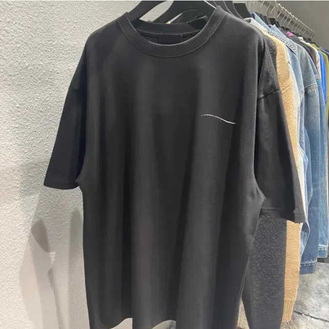 Designer Mens Paris Plus Tees & Polos t-shirts Round neck embroidered printed style summer wear with street cotton size