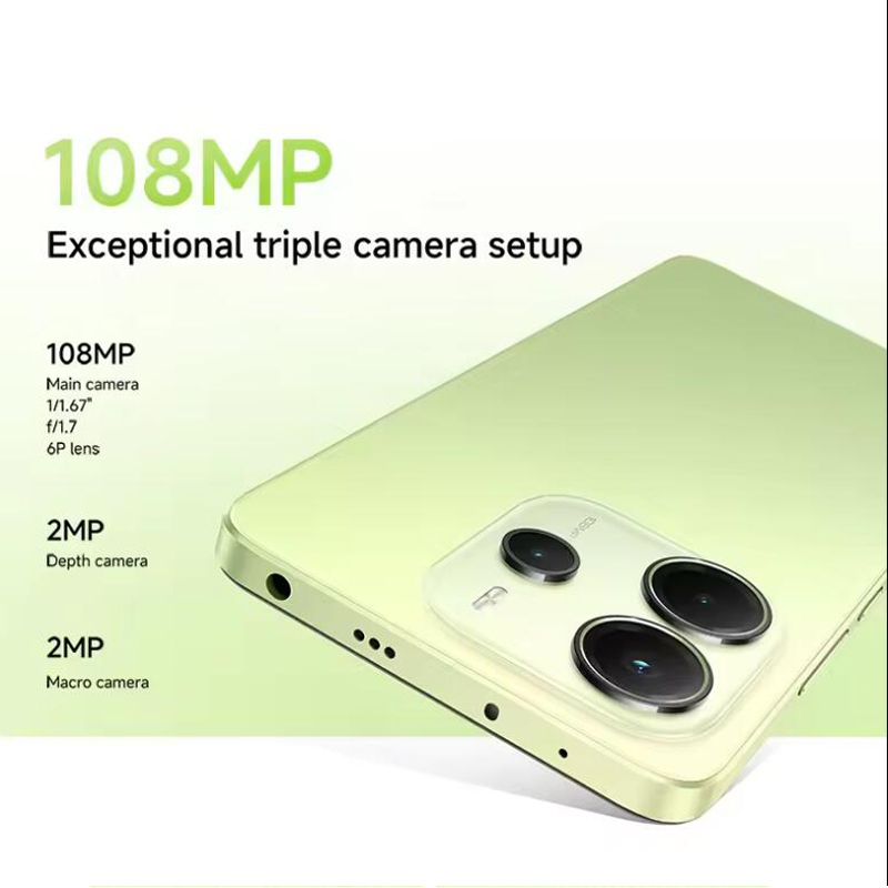 Global Version Xiaomi Redmi Note 14 Smartphone 128GB ROM MediaTek Helio G99-Ultra 108MP Camera 6.67" AMOLED 5500mAh