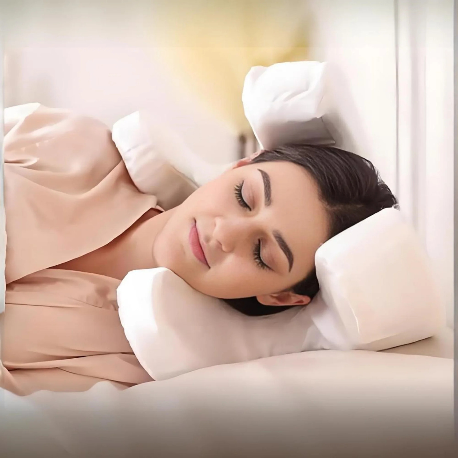 Memory Foam Face Relaxed Prevention Anti Aging Beauty Bed Pillow 250218