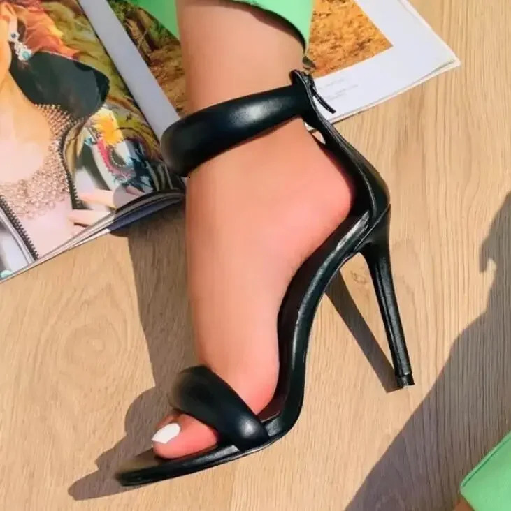 Sandalias alto fino para mujer zapatos boda dorados calzado de banquete estilo simple 250221