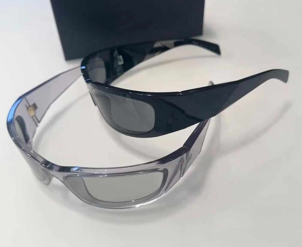 Design Sunglasses Fashion Shield Mask Wrap Luxury Sport Polarized Men Women Vintage Sunglass UV400 Wrap Eyewear Glasses CatEye Frame