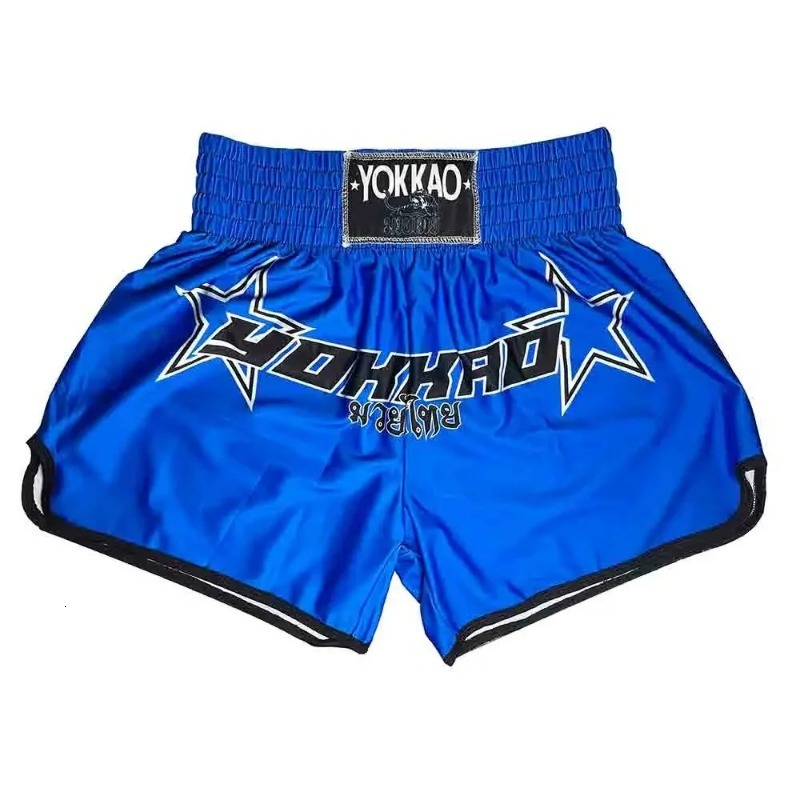 MMA Fight Shorts High Elastic Thai Boxing Trunks Sanda Pants Combat Training Pants Sports High Waist Shorts