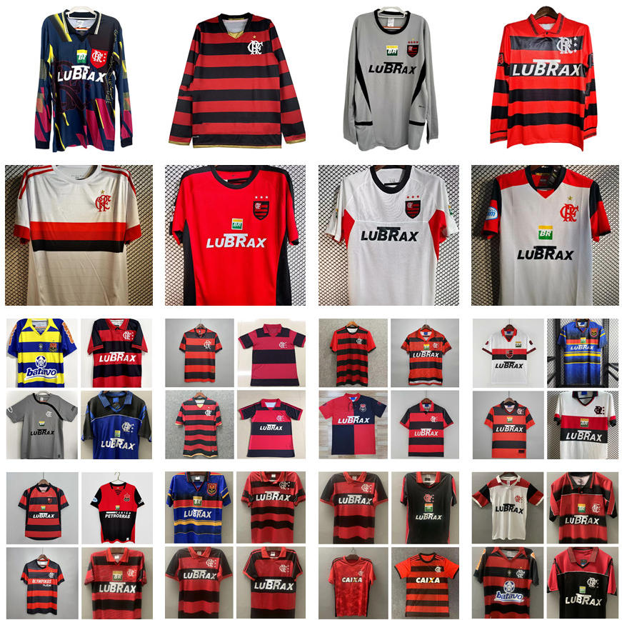 flamengo soccer jerseys Retro 1982 1988 1990 1994 1995 2001 2003 2004 ROMARIO ZICO Vintage football shirts 78 79 82 88 90 92 94 95 96 97 98 99 00 01 02 03 04 07 08 09 long sleeve