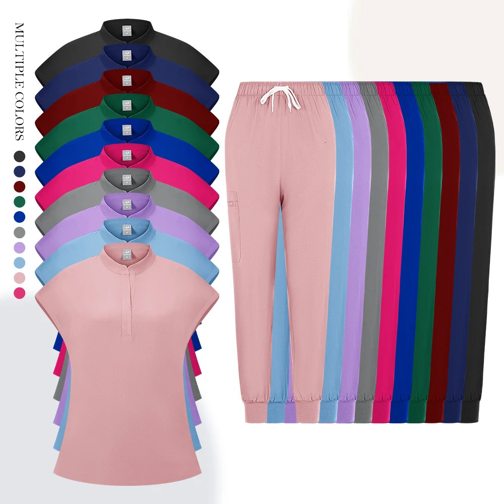 Uniforms Nurse Nursing Work Clothes Women Scrubs Sets Suits Lab Hospital Overalls Beauty Salon Spa Work Clothes 250222