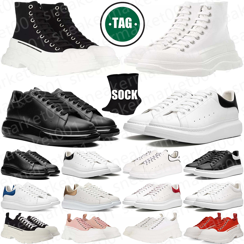Free shipping Designer Oversized sneakers shoes alexanderr chaussure for mcquen mens womens white men women trainers scarpe Plate-forme casual luxury runners