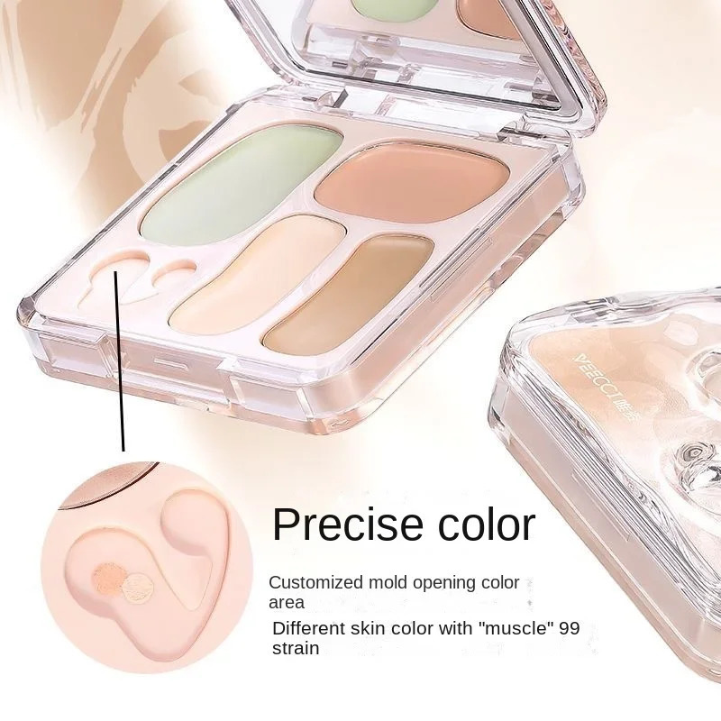 VEECCI Four Colour Concealer Palette Conceal Dark Eye Circles Pimple Marks Long Lasting Hydrating Concealer Cream 250222