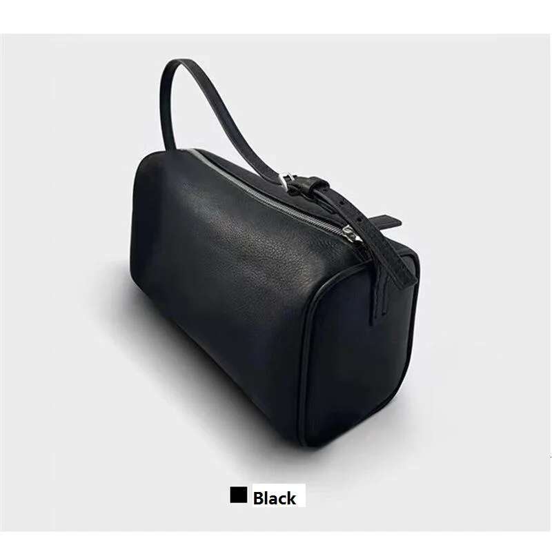 VIEE Women's Pillow Genuine Leather Underarm Hobo Bag Day Clutches Ladies Simple Design Mini Purse