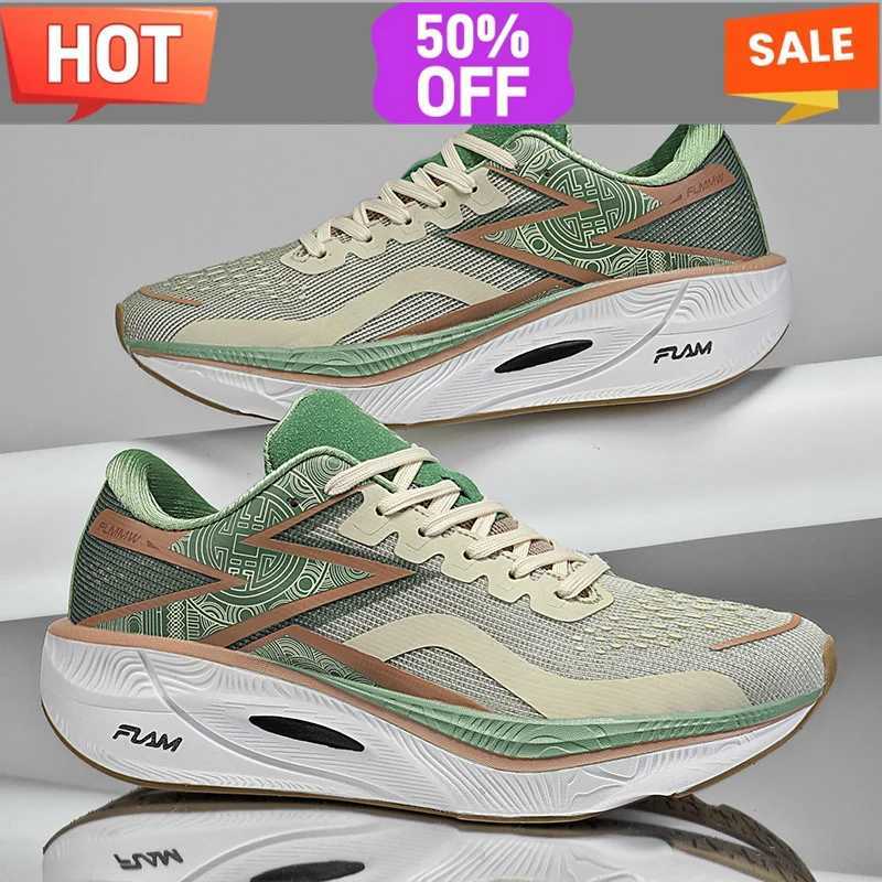 Air hot Cushion Running Sports Shoes Men Casual Marathon Carbon Plate trght Wens Cfortable Athletic Nonskid Tenis Sneakers Z250311