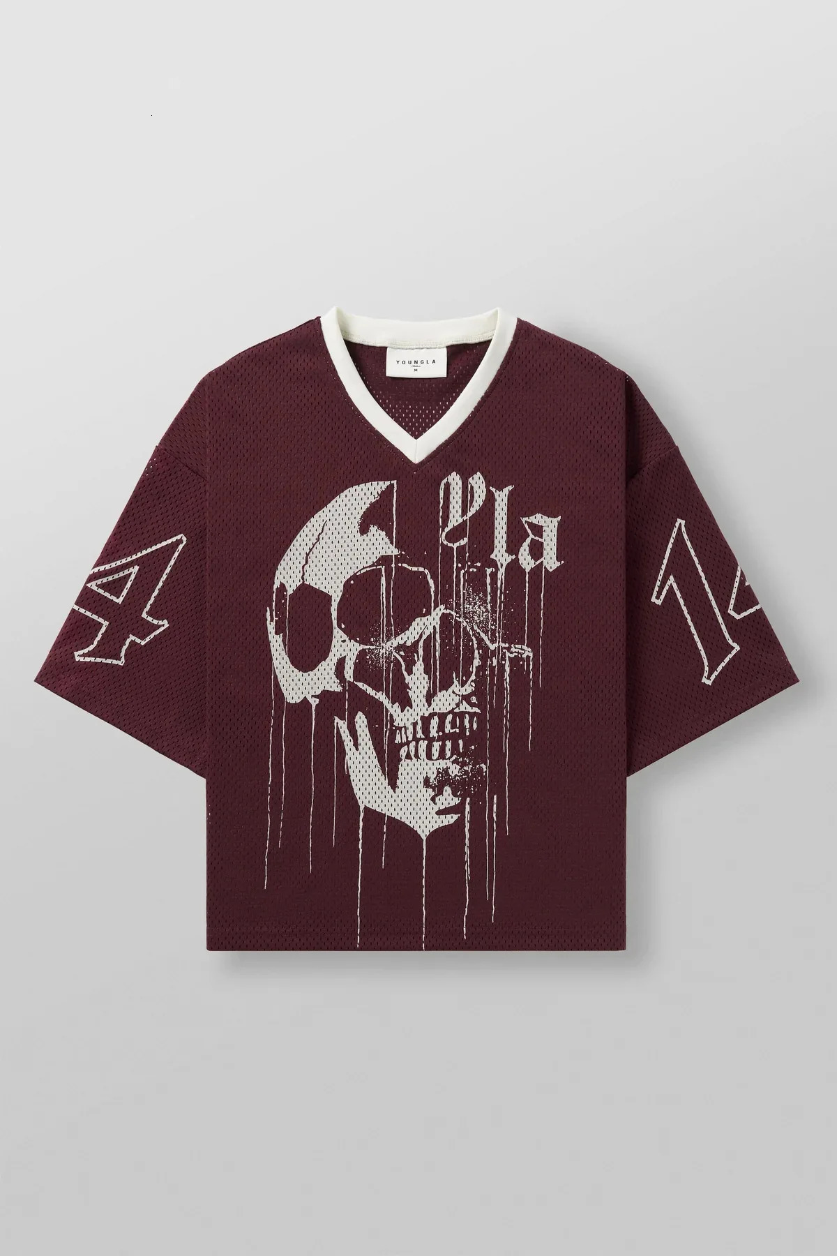 The young American Ted has surpassed mens T-shirts for sports and fitness with fast drying and breathable large printed short sleeves 250221
