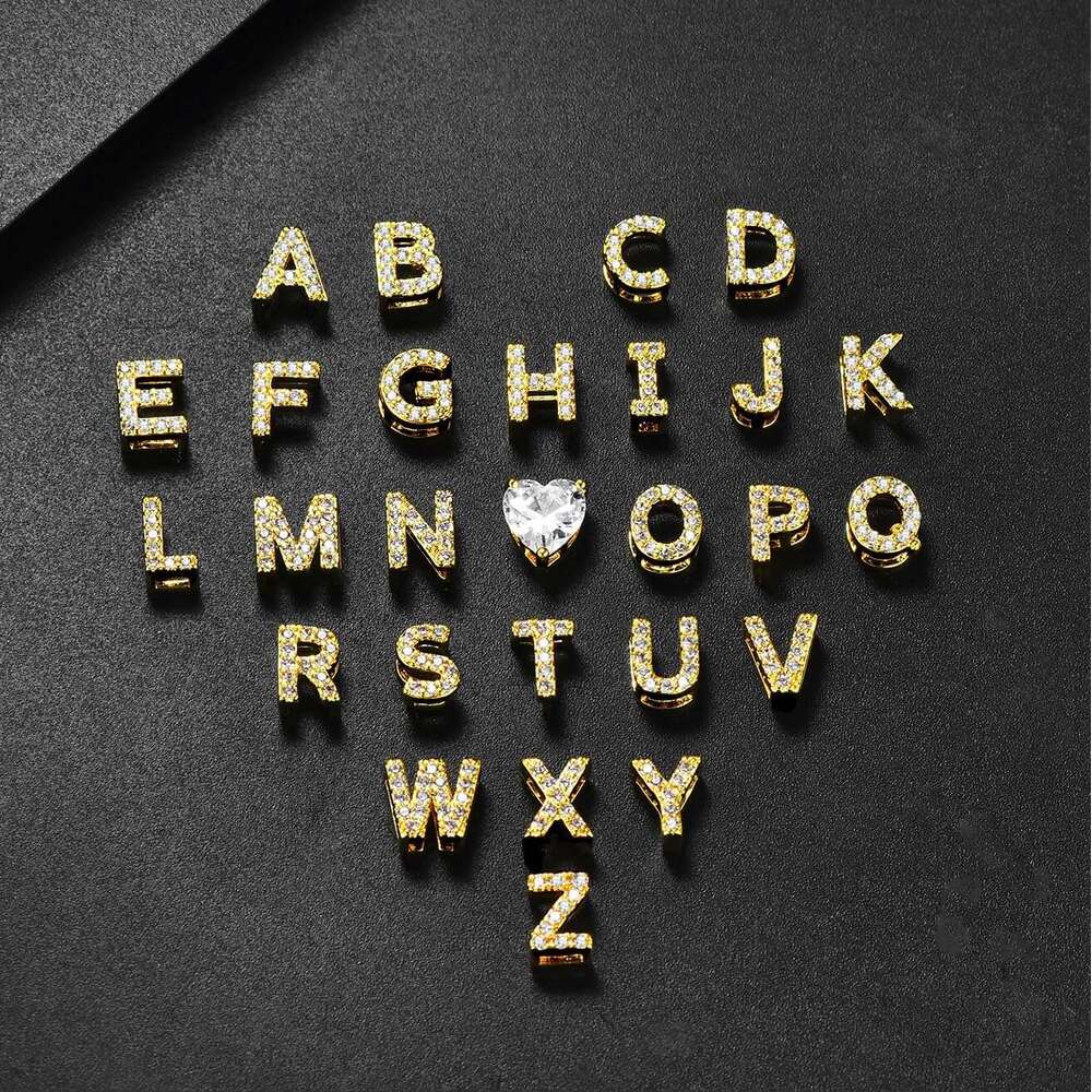 Gold 14K 3 Waterproof Plated CZ Initial for Women Dainty Layered Letter Heart Ankle Bracelets Handmade Adjustable Foot Chain Anklet Summer Beach Jewel