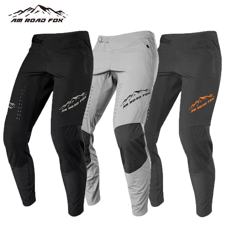 MTB BMX DH Bicycle Cycling Pants Mens For Defend Breathable Mountain Bike Riding Quick Drying Pants MX Motocross Pants 250222