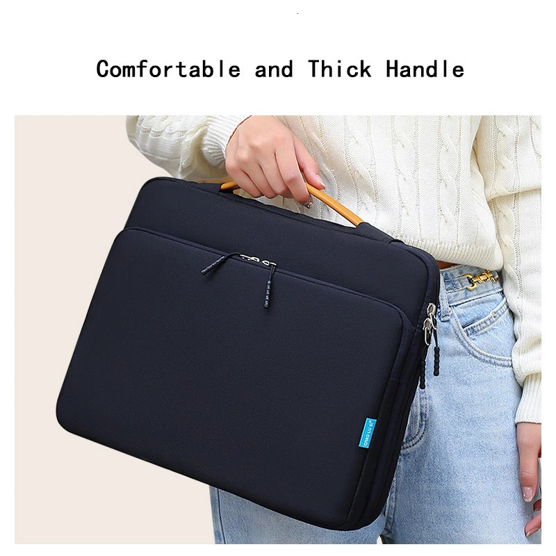 Laptop Bag Notebook Pouch 14 16.1 Inch Sleeve Cover Waterproof Shockproof Briefcase For Dell Air Pro 250221ww