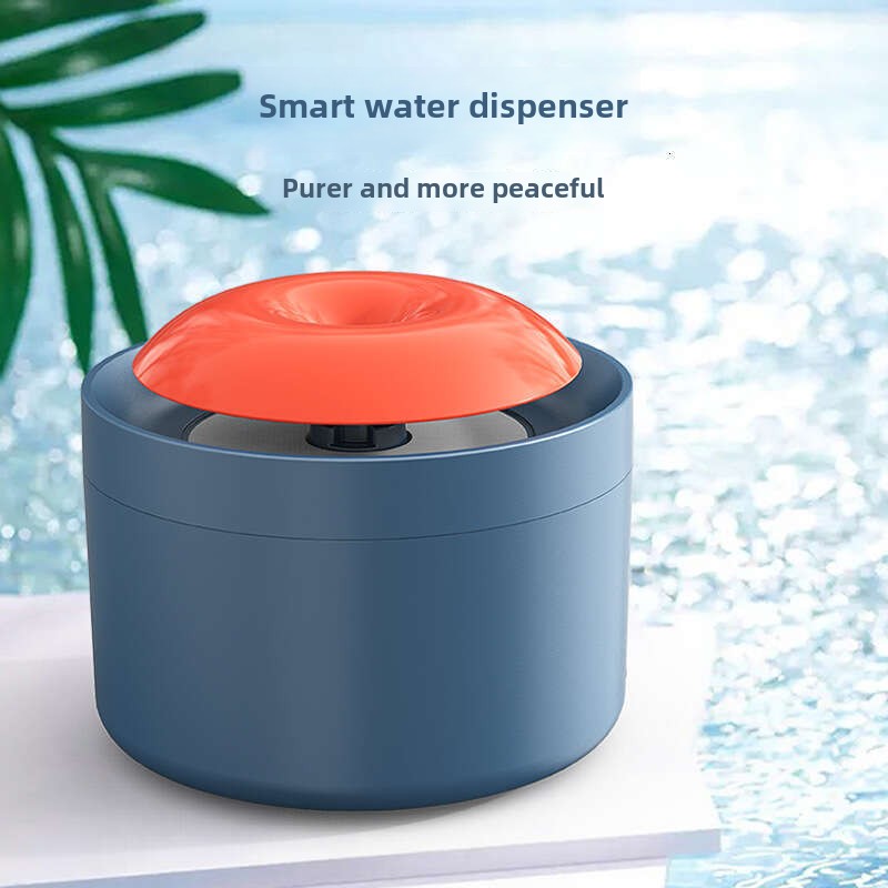 Smart fountain - style pet water dispenser, filtering impurities through circulation, quietly caring for pets' health.