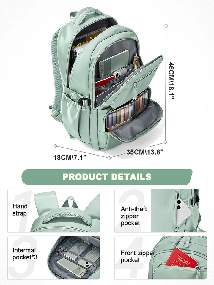 School Backpack For Women Men School Bag For Boys Girls College Backpack Brevite Backpack Laptop Backpack 250222