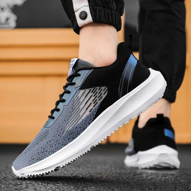 New Summer Men Outdoor Hiking Platform Breathable Mesh Training Light Casual Running Sneakers hot Shoes Tenis Deportivos Hbre Z250301