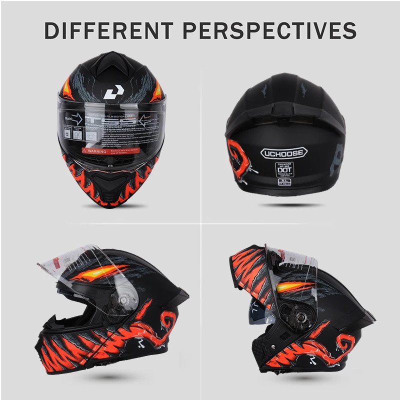High Quality DOT Motorcycle Helmet Four Seasons Motocross Racing Modular Flip Up Casco Moto Men Women Off Road Helmet Unmasked 250222