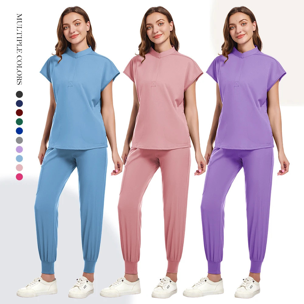 Uniforms Nurse Nursing Work Clothes Women Scrubs Sets Suits Lab Hospital Overalls Beauty Salon Spa Work Clothes 250222