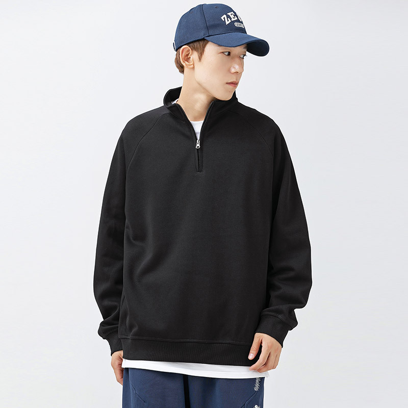 AM02232 Sweatshirt men's 2024 zipper young people loose long sleeve