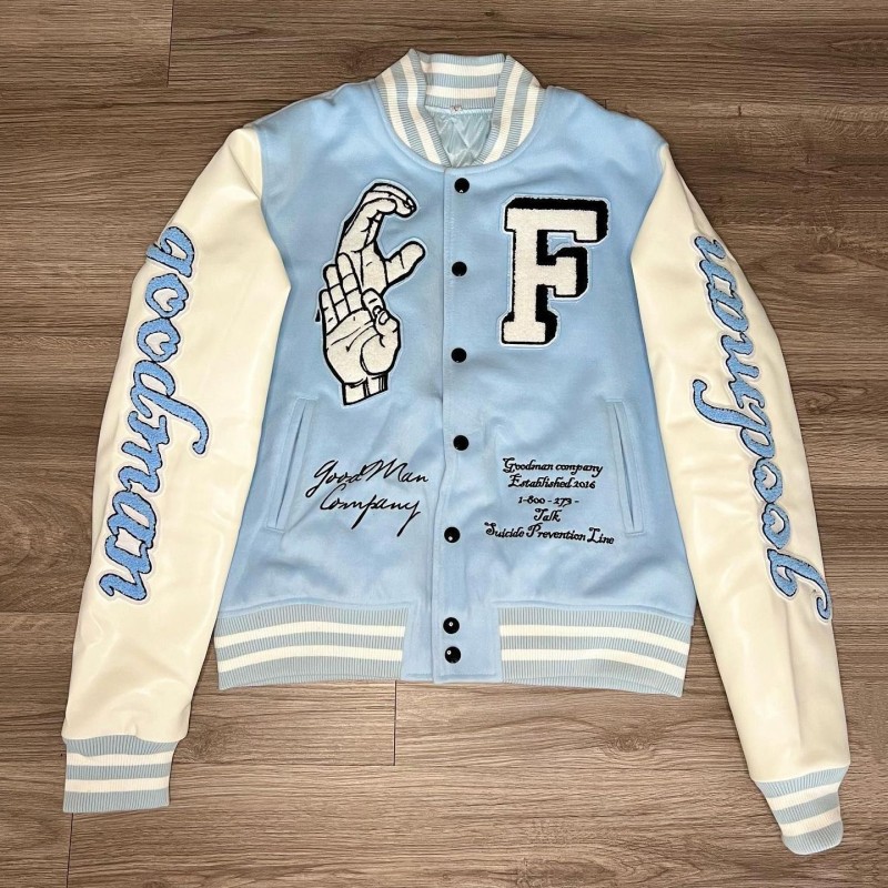 Men Bomber jackets buttons jacket Designer Jacket Woman varsity Long Sleeve Mens Jacket Clothing buttons With Baseball uniform coat