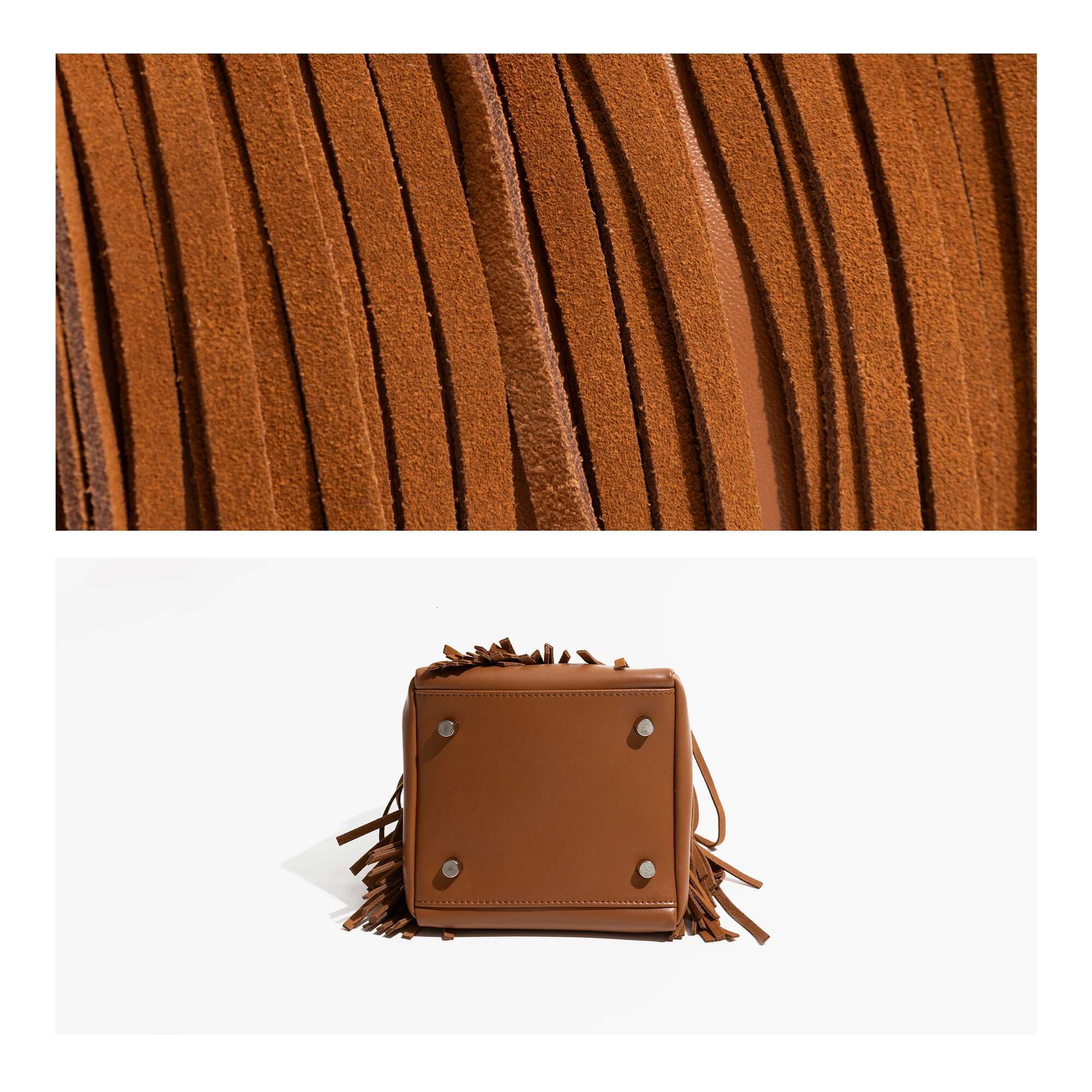 MABULA Vintage Tassels Crossbody Bags Designer Elegant Shopper Tote Genuine Suede Women Shoulder Quality Ladies Hand Bag